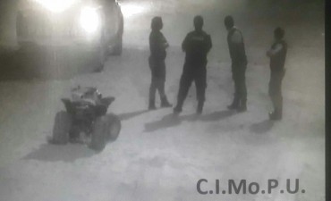 Incautan un cuatriciclo conducido por menores de edad