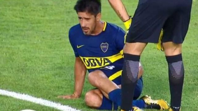Pablo Pérez sufrió una lesión y podría no jugar el Superclásico