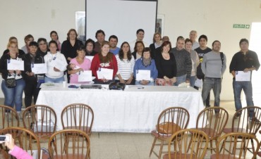 Culminó con éxito el Curso de Capacitación en “Manipulación Higiénica de Alimentos”
