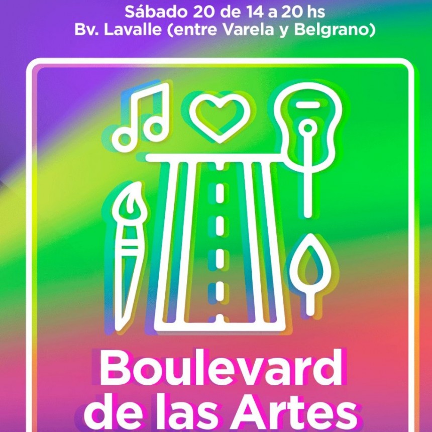 Este sábado, los vecinos podrán disfrutar del “Boulevard de las Artes”