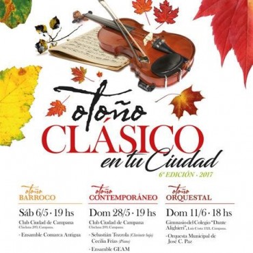 “Otoño clásico en tu ciudad”, una vez más en Campana
