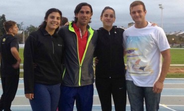Los atletas Agostina Ríos, Paula Díaz y Eric Muga participaron del Torneo Argentino de Mayores y Juveniles