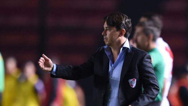 Marcelo Gallardo: No sirve de nada lamentarnos por lo que perdimos