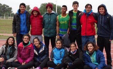 Los atletas del Club Ciudad de Campana participaron en la Copa Nacional de Clubes en la ciudad de Mendoza