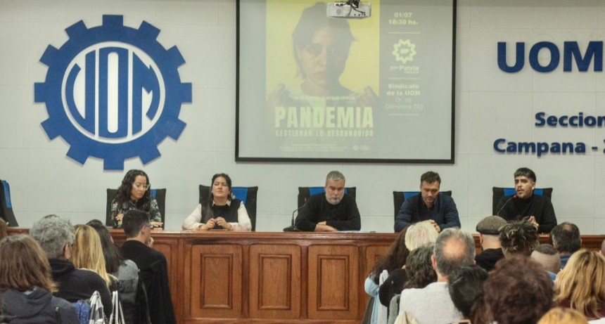 Se presentó en Campana el documental “Pandemia, gestionar lo desconocido”