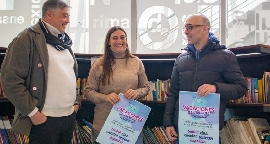 Elisa Abella lanzó la agenda de actividades gratuitas para disfrutar las vacaciones de invierno en la ciudad