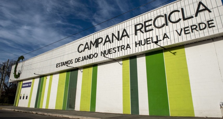 Campana más sustentable: el Intendente inauguró el Centro de Reciclaje Municipal