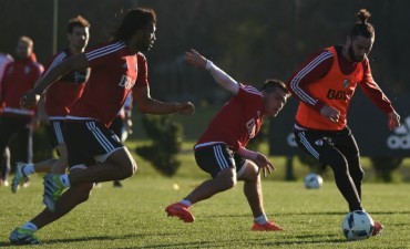 River Plate se entrenó en Ezeiza pensando en la definición de la Recopa
