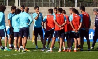 El plantel profesional de San Lorenzo de Almagro ultima los detalles para recibir a San Martin de San Juan