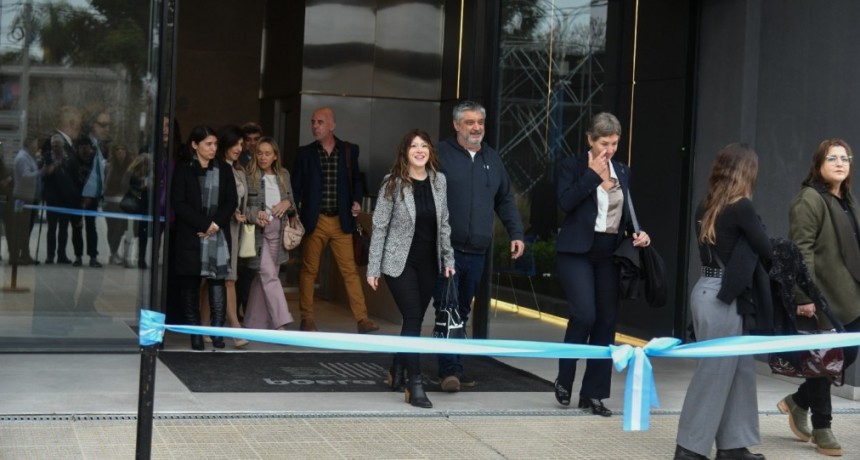 Alonso y Ortega en la Inauguración del Polo Judicial de Escobar