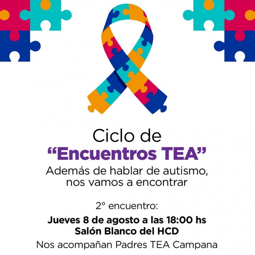 El ciclo de encuentros para hablar de Autismo continuará este jueves en el HCD