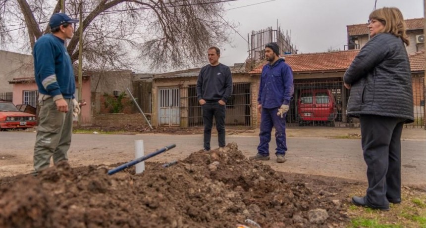 En la Esperanza y La Argentina, más familias están conectadas a la red cloacal