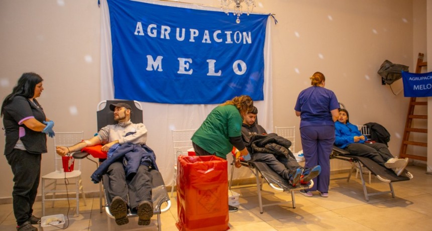 Exitosa campaña de donación de sangre impulsada por la Agrupación Melo y Campana Xeneize