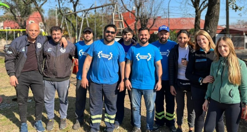 Jornadas solidarias la UOM Campana-Zárate busca ayudar con los jardines públicos de nuestra ciudad