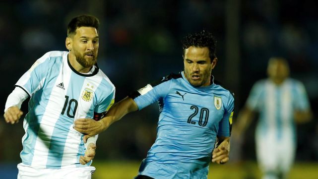 Argentina empató con Uruguay 1 a 1