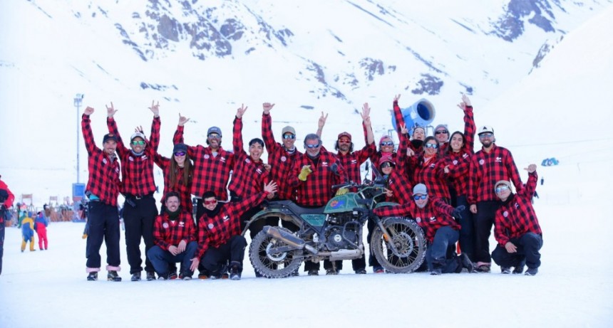 Royal Enfield, otro año en el invierno y la nieve de Las Leñas