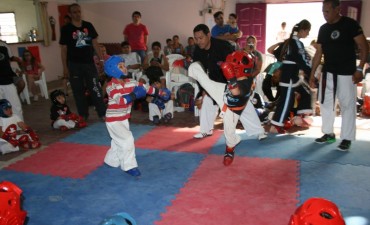 La Escuela Municipal de Kung Fu impulsó un encuentro de destreza y competencia marcial