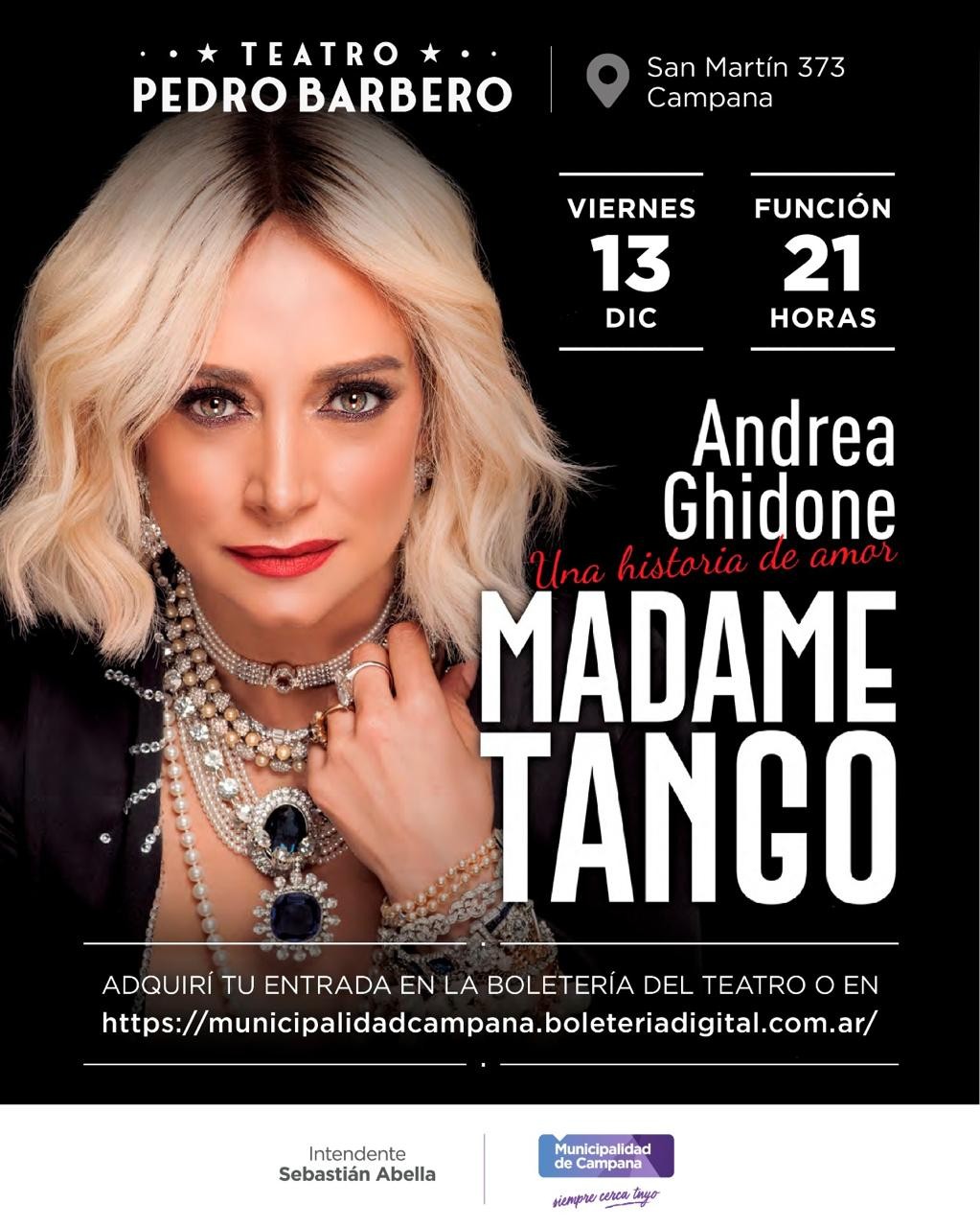 MADAME TANGO EN CAMPANA