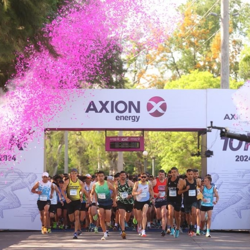 Campana se vistió de magenta: Más de 4000 personas corrieron las calles de la ciudad por la carrera de AXION energy 10K