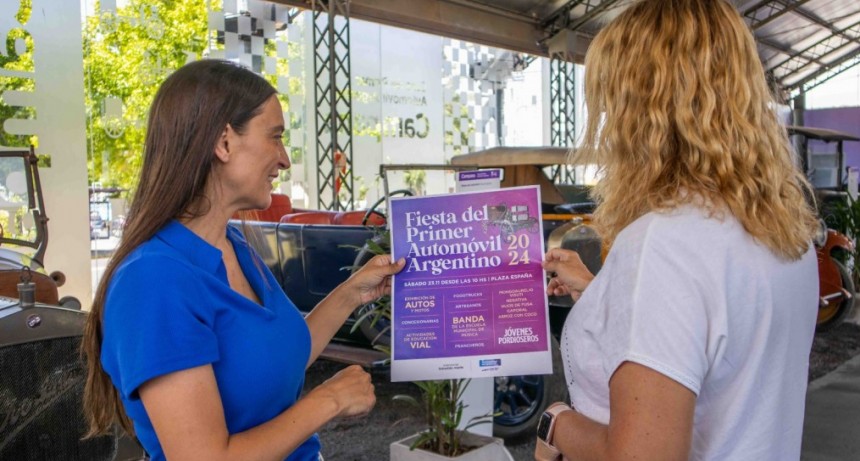 Elisa Abella brindó detalles de la Fiesta del Primer Automóvil