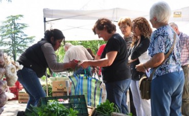La Feria de Productores se realiza hoy en la Plaza del barrio Ariel del Plata 