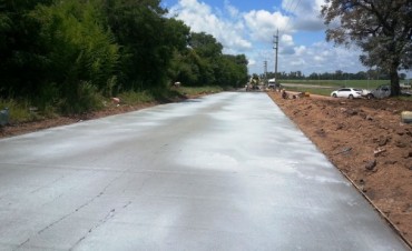 Avanzan a buen ritmo las obras de pavimentaci&oacute;n de la calle Las Heras