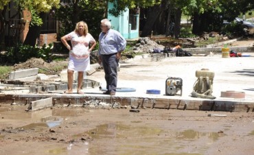 Se iniciaron las obras de repavimentaci&oacute;n en la calle Chacabuco
