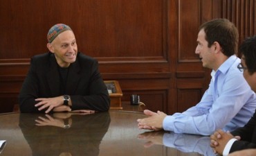 Abella y C&aacute;ffaro se reunieron con el Ministro de Ambiente y Desarrollo 