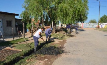 El Municipio realiza tareas de mantenimiento en San Felipe 