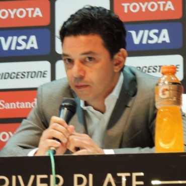 Marcelo Gallardo destac� el buen primer tiempo del equipo