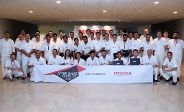 UN T&Eacute;CNICO DE SERVICIO DE LA RED DE HONDA MOTOR DE ARGENTINA  SE CONSAGR&Oacute; COMO EL MEJOR DE HONDA EN SUDAM&Eacute;RICA