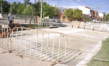 Se repar&oacute; el pavimento hundido en la calle Andr&eacute;s del Pino
