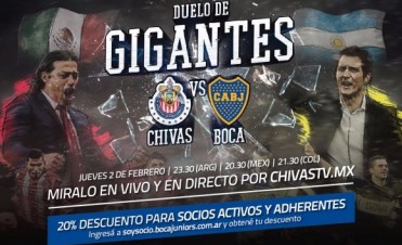 Chivas-Boca: Descuento exclusivo para socios activos y adherentes