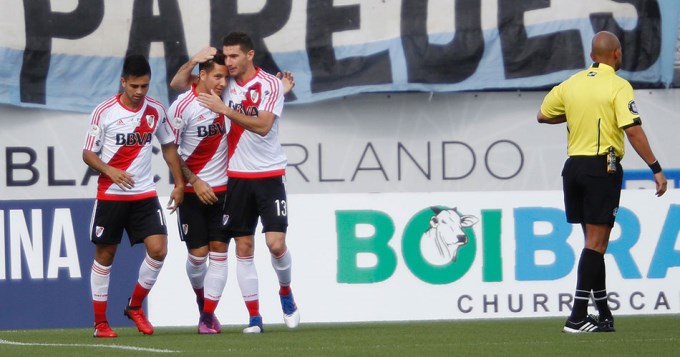 River Plate derrot&oacute; a Millonarios 1 a 0