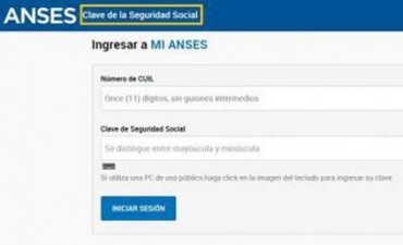 C&oacute;mo crear la clave de seguridad social desde la web de ANSES