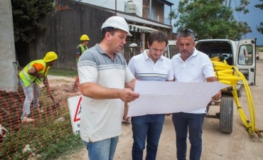 Comenzaron las obras para completar la red de gas natural en La Josefa 