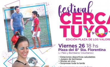 Este viernes Campana Joven lleva el festival &ldquo;Cerca Tuyo&rdquo; a Santa Florentina