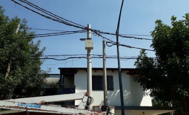 La Josefa: realizan trabajos de mantenimiento en el alumbrado p&uacute;blico