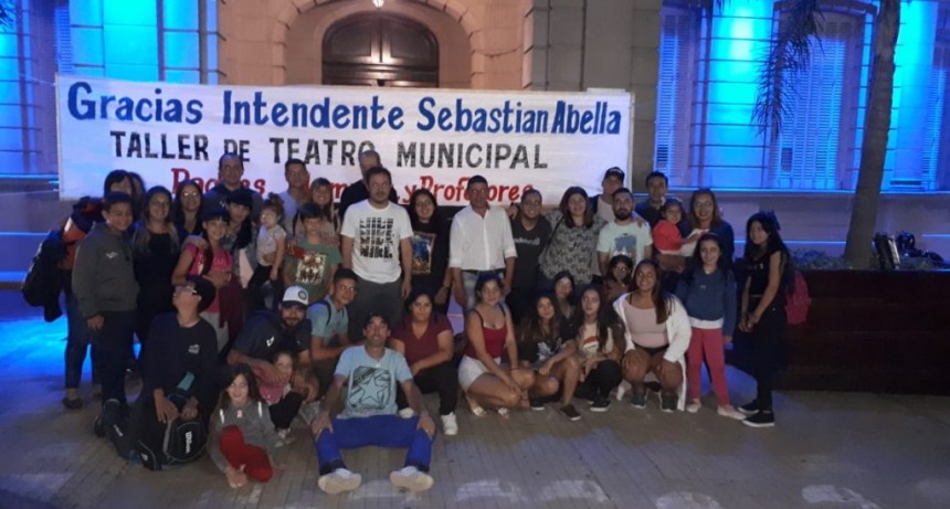 Los alumnos del Taller de Teatro Municipal viajaron a Mar del Plata