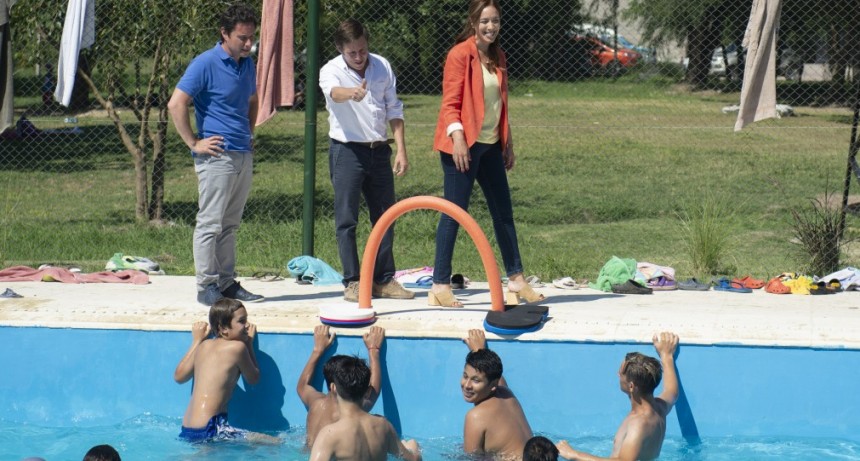 VIDAL VISIT&Oacute; EN SAN MIGUEL UNA DE LAS ESCUELAS ABIERTAS DE VERANO