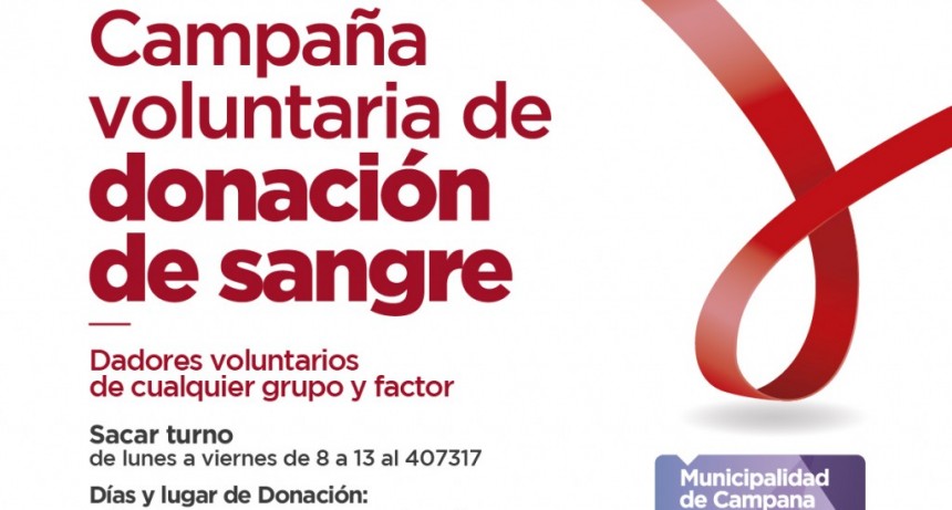 Hospital San Jos&eacute;: se recuerda que para donar sangre hay que solicitar turno