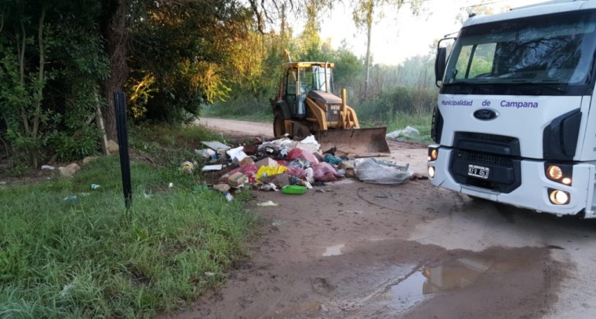 Vuelven a limpiar el basural de Parque Natura    