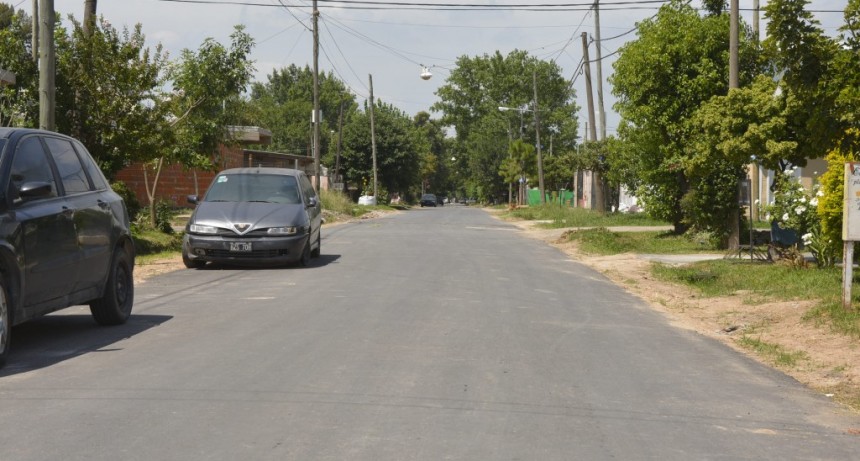 Mejoran la transitabilidad de las calles del barrio Las Campanas