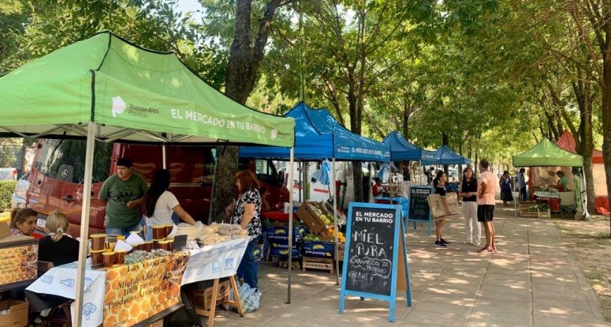 Informan el cronograma de Productores Locales y El mercado en tu barrio