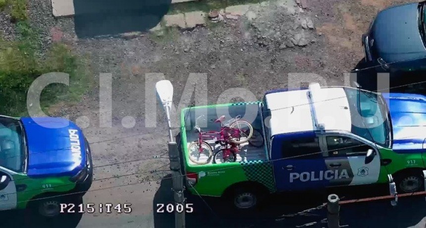 Por el accionar del CIMoPU, la polic&iacute;a logr&oacute; recuperar en minutos dos bicicletas robadas