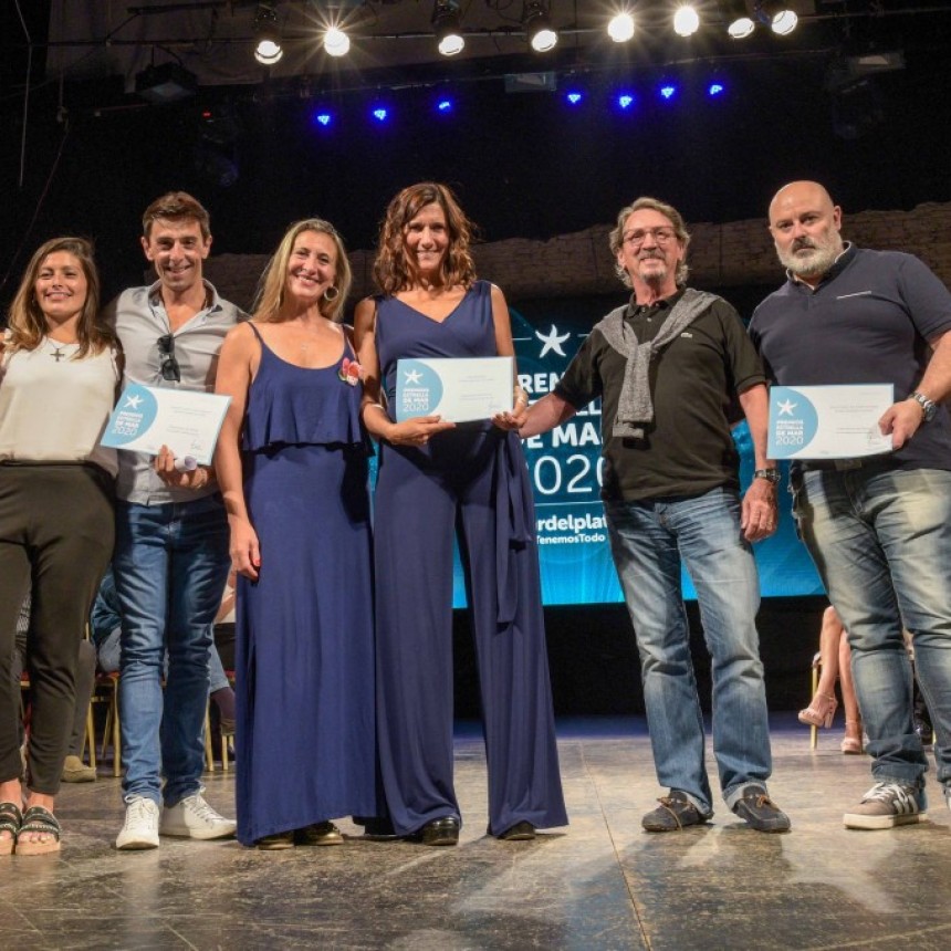 Se entregaron los diplomas a los nominados para los Premios Estrella de Mar 2020