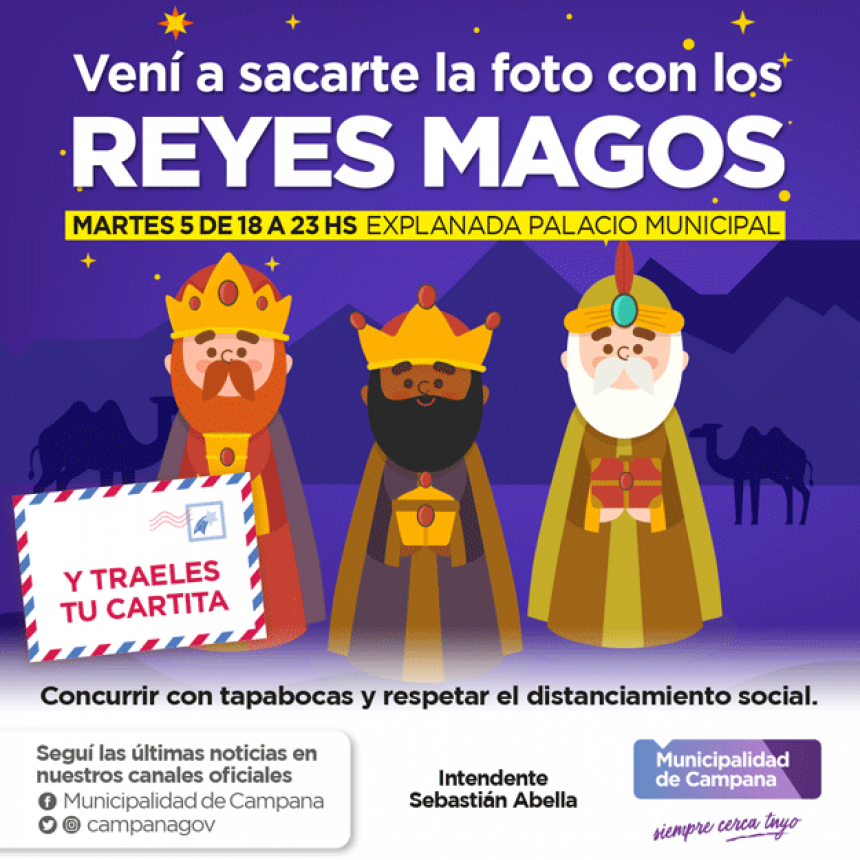 Los reyes magos visitarán hoy la explanada del Palacio Municipal 