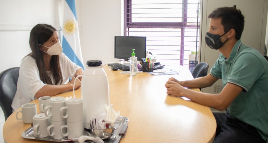 Elisa Abella se reunió con la Brigada K9