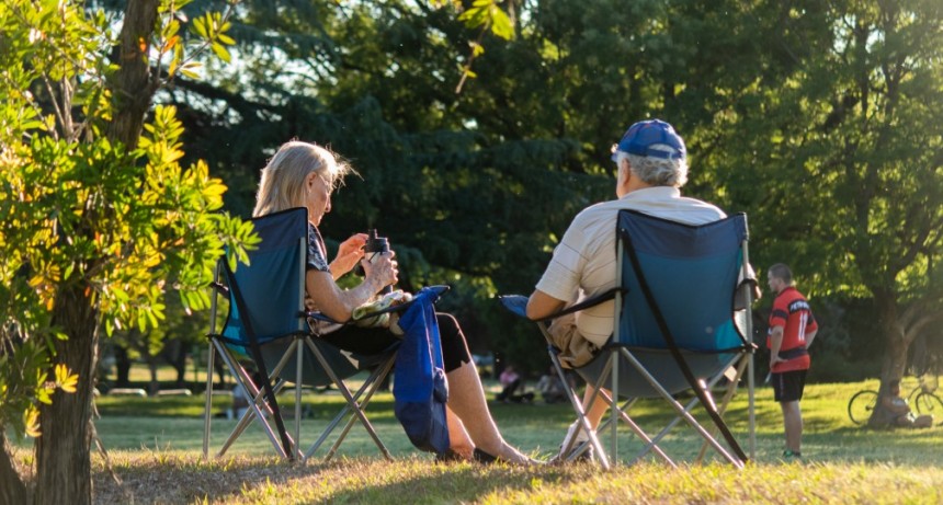 Gracias a los controles, las familias campanenses volvieron a disfrutar del Campito