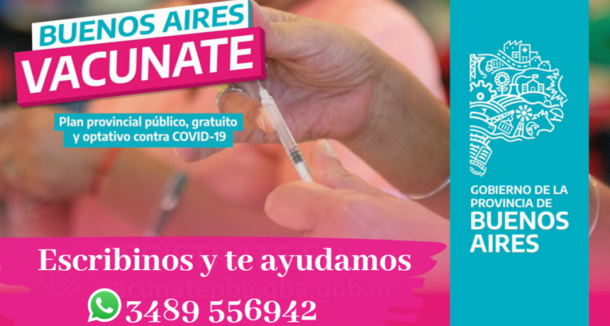 Impulsan a los vecinos a inscribirse en el registro de vacunación contra el covid-19 